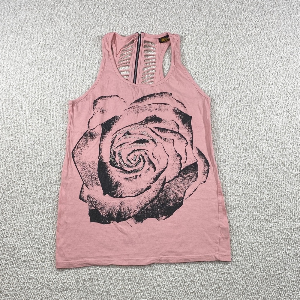 Blush Rose Graphic Women's Tank Top xl